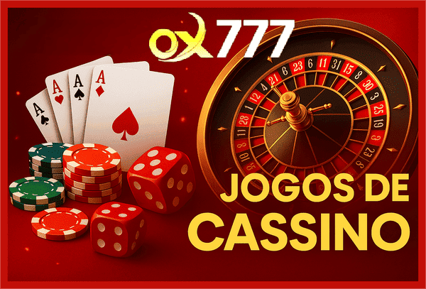 Variedade de jogos OX777 com 2.500 opções.